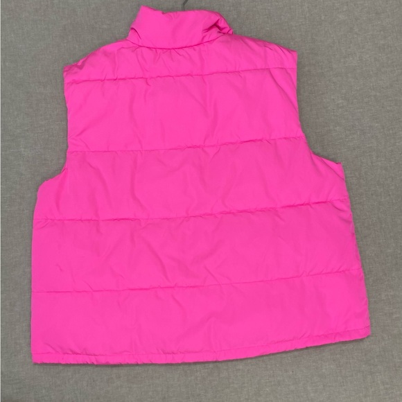 Wondershop, Puffer Vest Women’s Insulated,Full Zip,Pockets ,Pink,Size XXL - Picture 5 of 12